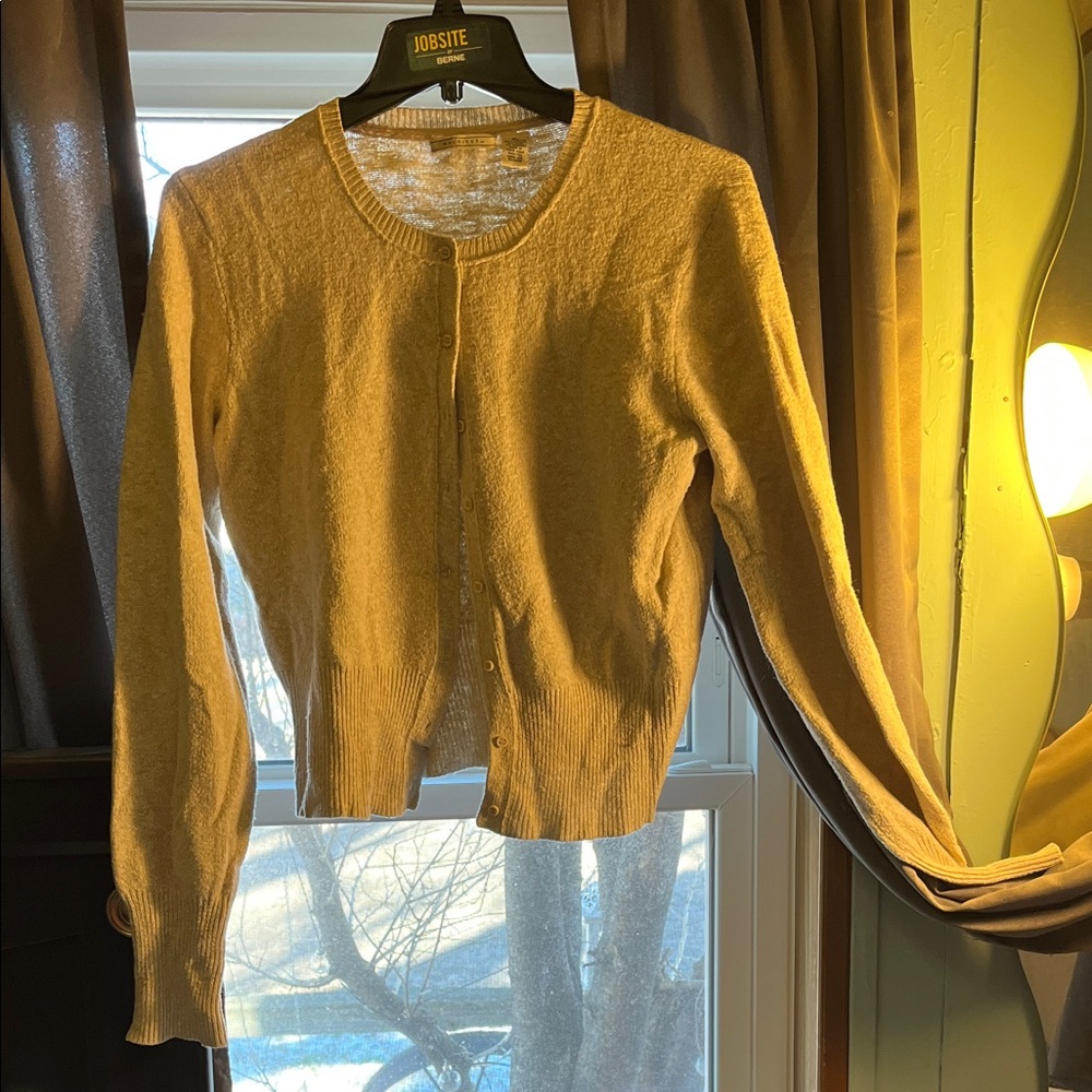Maurices Cream/White Cardigan Sweater